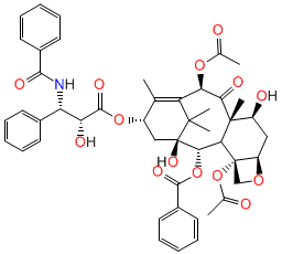 Modelo molecular del taxol Modelo molecular del taxol