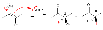 mécanisme de racémisation-3-phényl-2-butanone-03