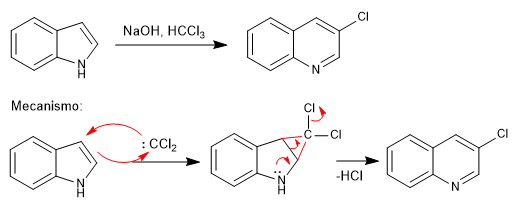 indole ring expansion