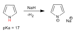 hidrogenos-acidos-pirrol