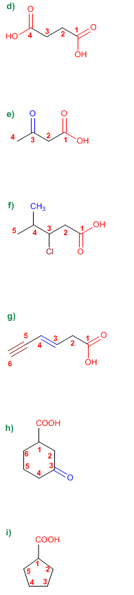 Nomenclatura de ácidos carboxílicos