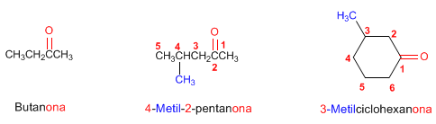 nomenclatura aldehídos y cetonas