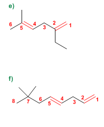 alkene nomenclature solved problems