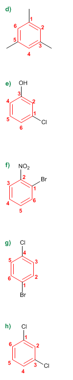 problemas nomenclatura benceno