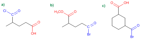 alkanoyl halide nomenclature