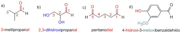 aldehyde and ketone nomenclature problems
