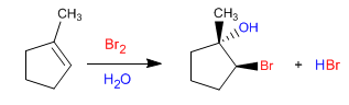 Halohydrin formation