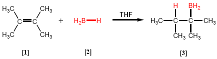 hydroboration of alkenes