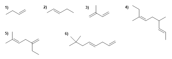 alkenes nomenclature