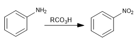 Aminooxidation zu Nitro