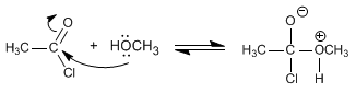 reaction-halides-alkanoyl-alcohols