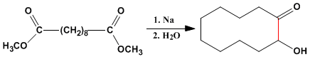 Formación de anillos con la condensación aciloínica